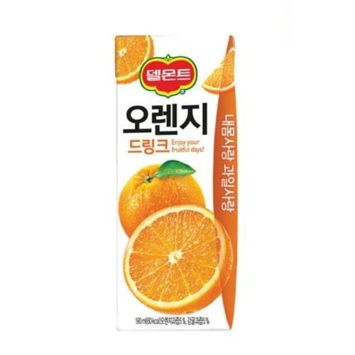[델몬트] 오렌지 드링크 190ml 1개(냉장)
