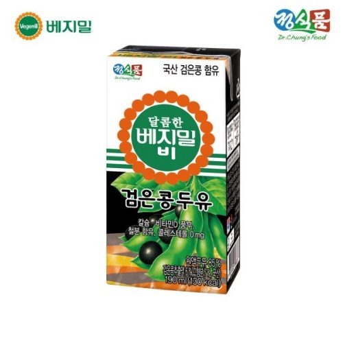 [정식품] 달콤한 베지밀B 검은콩 두유 190ml 1개