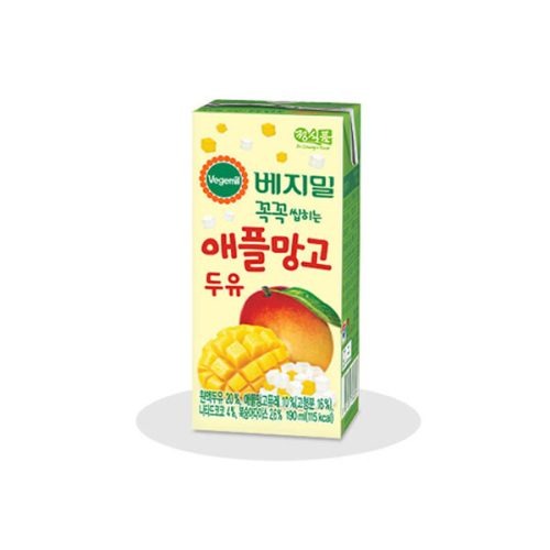 [정식품] 베지밀 애플망고 두유 190ml 1개