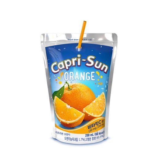 [농심] 카프리썬 오렌지 200ml 1개(냉장)