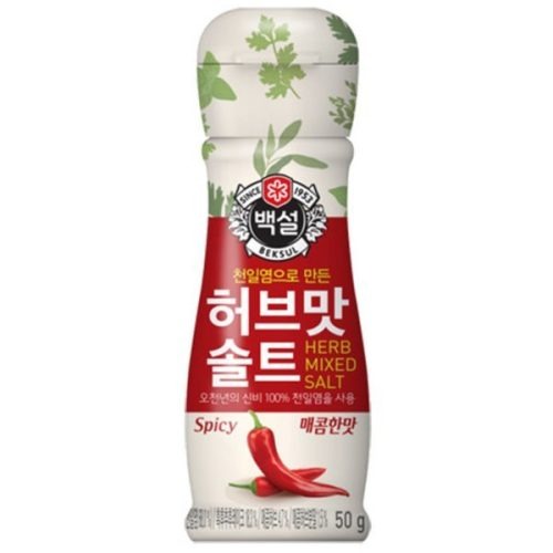 [CJ백설] 허브맛 솔트 매콤한맛 50g 1개