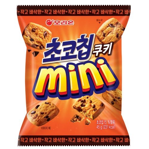 [오리온] 초코칩 쿠키 미니 45g 1개