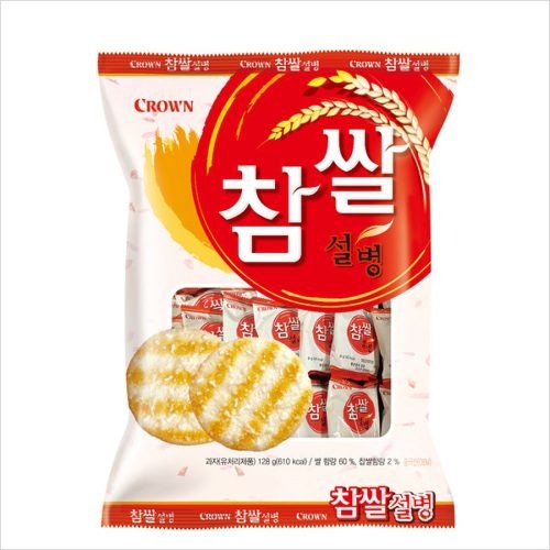 [크라운] 참쌀 설병 128g 1개