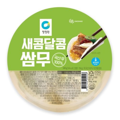 [청정원] 새콤달콤 쌈무 340g 1개