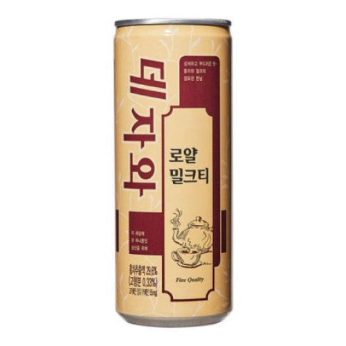 [데자와] 로얄 밀크티 홍차음료 240ml 1개(냉장)