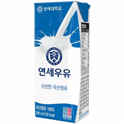 [연세우유] 멸균우유 200ml 1개