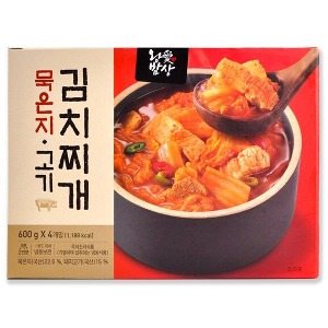 [왕애밥상] 묵은지고기김치찌개 600g X 4입 1개