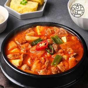 [한와담] 직화솥에 끓인 돼지고기 김치찌개 500g 1팩