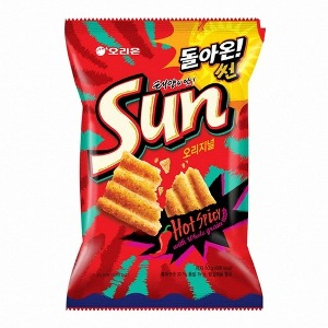 [오리온] 썬칩 핫스파이시맛 80g 1개